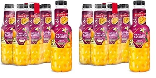 granini Sensation Vanilla Passion (6 x 0,75l), 30% Frucht, Mango, Apfel, Maracuja, Vanille, Party-Drink, vegan, laktosefrei, mit Pfand (Packung mit 2) von Granini