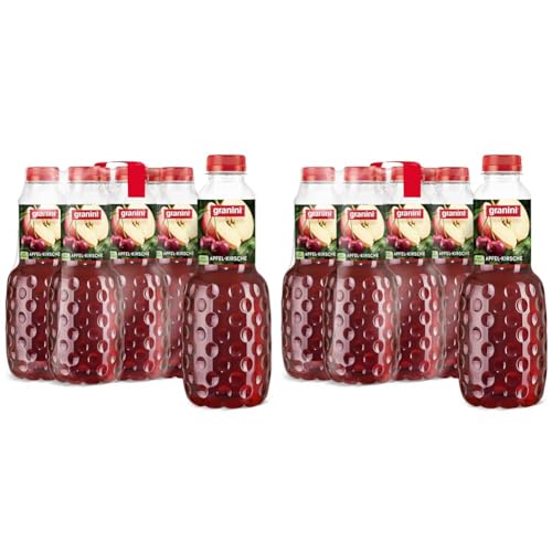 granini Trinkgenuss Apfel-Kirsche (6 x 1l), 51% Saft, Apfelsaft, Kirschsaft, vegan, natürlich, mit Pfand (Packung mit 2) von Granini