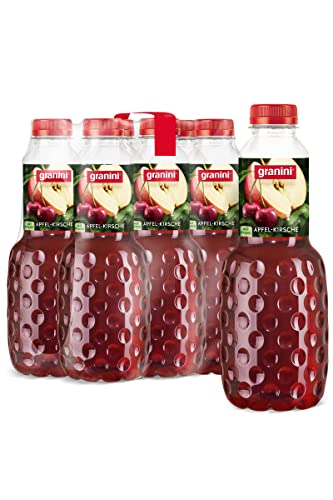 granini Trinkgenuss Apfel-Kirsche (6 x 1l), 60% Saft, Apfelsaft, Kirschsaft, vegan, natürlich, mit Pfand von Granini