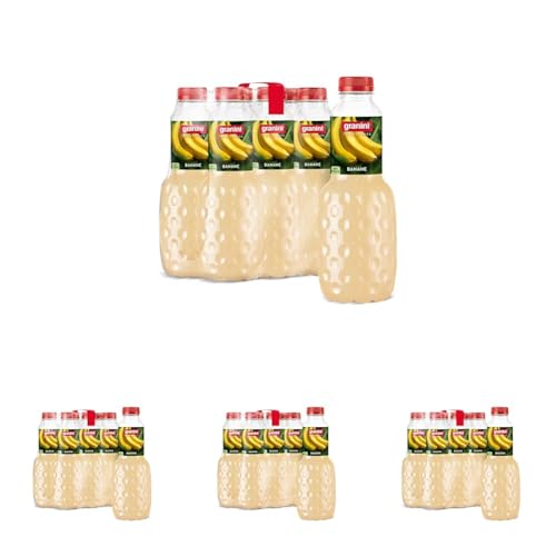 granini Trinkgenuss Banane (6 x 1l), mindestens 25% Frucht, Bananen-Nektar, vegan, natürlich, mit Pfand (Packung mit 4) von Granini