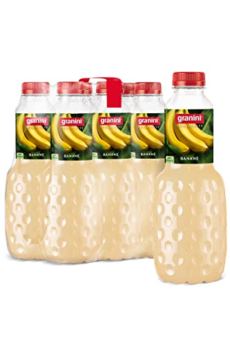 granini Trinkgenuss Banane (6 x 1l), mindestens 25% Frucht, Bananen-Nektar, vegan, natürlich, mit Pfand von Granini