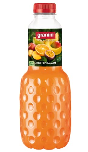 granini Trinkgenuss Multivitamin (1 x 1l), mindestes 50% Frucht, Mehrfruchtnektar, vegan, natürlich, mit Pfand von Granini