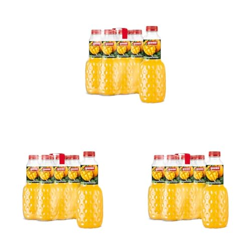 granini Trinkgenuss Orange-Mango (6 x 1l), 40% Frucht, Orange-Mango Fruchtsaftgetränk, vegan, natürlich, mit Pfand (Packung mit 3) von Granini