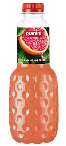 granini Trinkgenuss Pink-Grapefruit (1 x 1l), 45% Frucht, Pink Grapefruit Fruchtsaftgetränk mit Fruchtfleisch, vegan, natürlich, mit Pfand von Granini