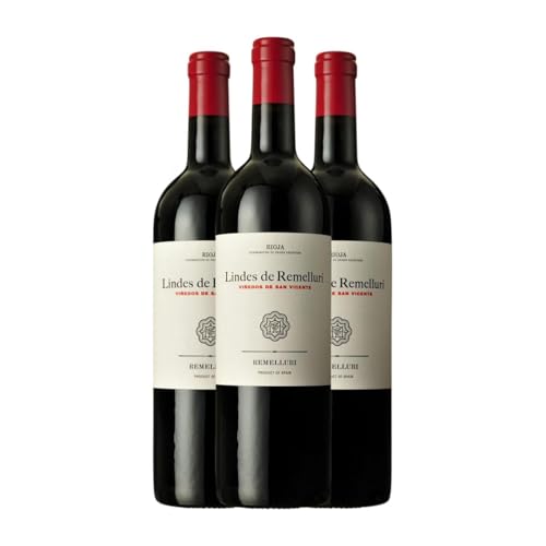 Ntra. Sra. de Remelluri Lindes de Viñedos de San Vicente Rioja 75 cl Rotwein (Karton mit 3 Flaschen von 75 cl) von Granja Ntra. Sra. de Remelluri