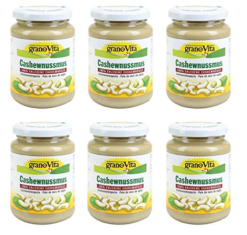 CASHEWNUSSMUS 100% erlesene Cashewnüsse Granovita 6x350g NEU von Granovita