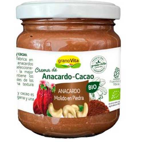 DD-CREMA DE ANACARDO BIO CON CACAO Y SIROPE DE DÁTIL 175 g. von Granovita