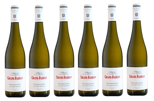 6x 0,75l - 2023er - Weingut Grans-Fassian - Mineralschiefer - Riesling - VDP.Gutswein - Qualitätswein Mosel - Deutschland - Weißwein trocken von Grans-Fassian