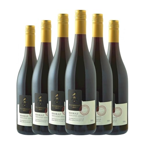 Grant Burge Boomerang Bay Shiraz Syrah Southern Australia 75 cl Rotwein (Karton mit 6 Flaschen von 75 cl) von Grant Burge