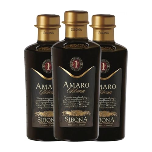 Amaretto Sibona Amaro Medium Flasche 50 cl (Karton mit 3 Medium Flasche von 50 cl) von Grappa Sibona