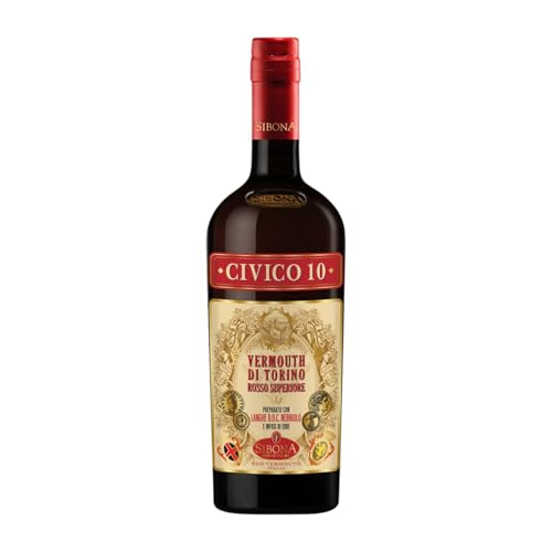 Wermut Sibona Civico 10 75 cl Sin Alcohol von Grappa Sibona