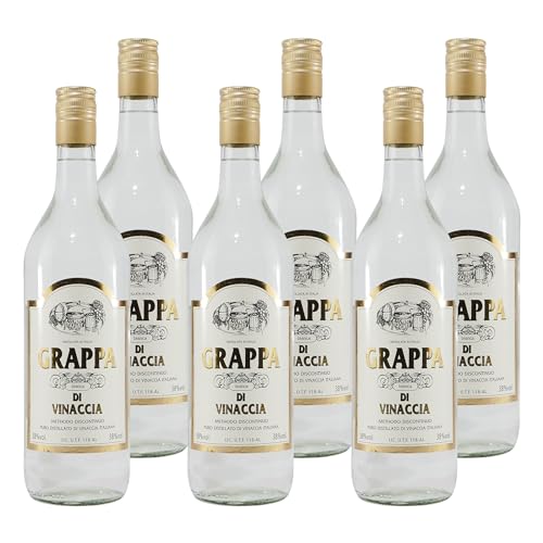 Grappa di Vinaccia Bianca (6 x 1,0L) von Grappa di Vinaccia