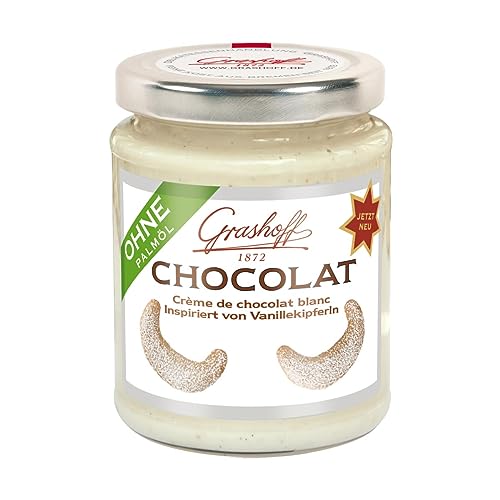 Crème de chocolat blanc inspiriert von Vanillekipferln von Grashoff