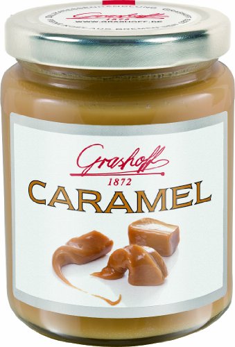 Grashoff Karamellcreme, leicht gesalzen zur Unterstützung des unvergleichlichen Karamellgeschmacks, 250 g, 3er Pack (3 x 250 g) von Grashoff