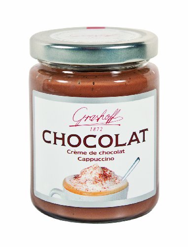 Grashoff Vollmilch-Schokoladencreme "Cappuccino", 250 g, 3er Pack (3 x 250 g) von Grashoff