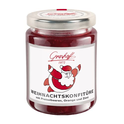 Grashoff Weihnachtskonfitüre | mit weihnachtlichen Gewürzen | saisonale Köstlichkeit | 250 g von Grashoff