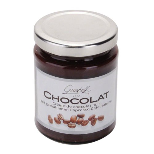 Schokoladencreme CHOCOLAT mit gemahlenen Espressobohnen von Grashoff, 250g von Grashoff