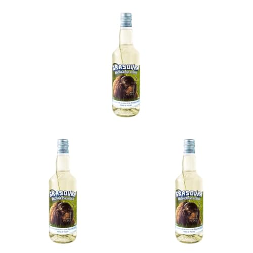 Grasovka Bisongrass Vodka (1 x 0.5 l) (Packung mit 3) von Grasovka