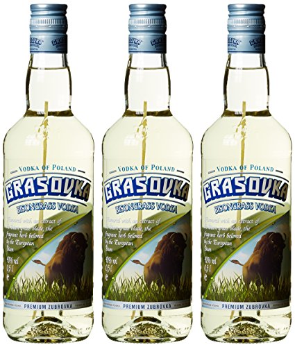 Grasovka Bisongrass Wodka (3 X 0.5 L) von Grasovka