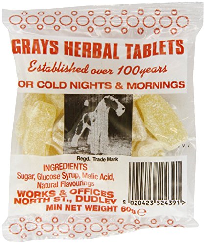 Grays Kräutertabletten – je 60 g Beutel (3 x 60 g Beutel) von Grays