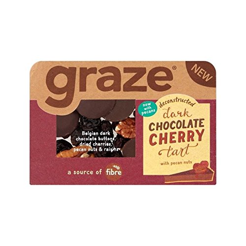 Grasen Dunkle Schokolade Kirschtorte 40G - Packung mit 6 von Graze