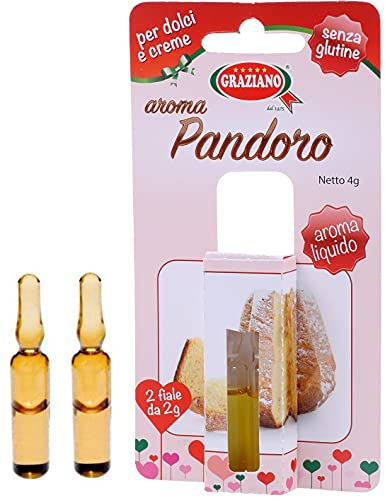 Pandoro-Geschmack (2 Fläschchen à 2 g), 4 g von Graziano