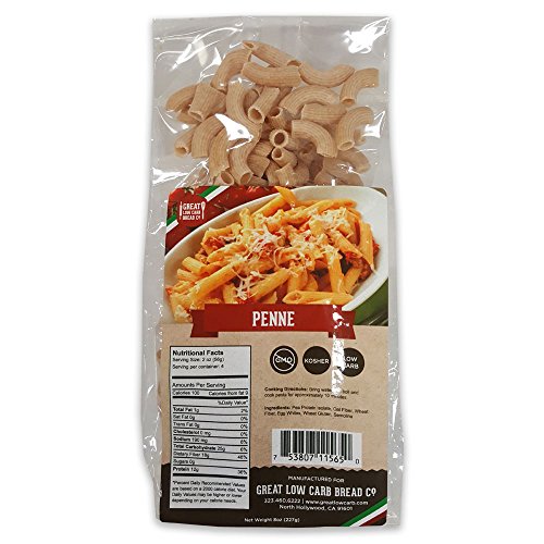 Great Low Carb Bread Company Low Carb Pasta, 8 Oz. (Penne) von Great Low Carb Bread Company