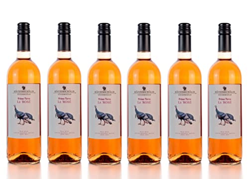 6x Prima Terra Rosewein trocken je 750ml 13,5% Vol. Hatzimichalis Wein Set Griechenland + 2x10ml Olivenöl von Greek