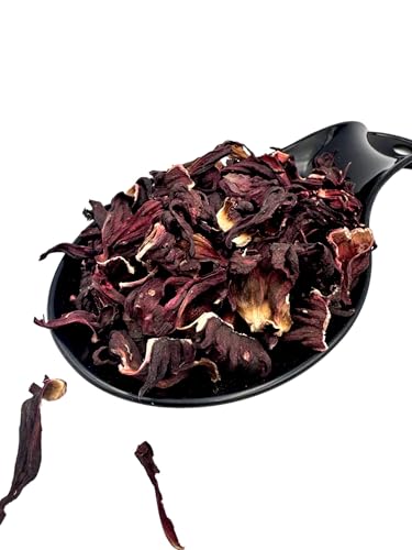 Hibiskus Getrocknete lose Blumen Kräutertee – Hibiscus Sabdariffa 20 g – 4,9 kg (20 g) von GreekHerbay