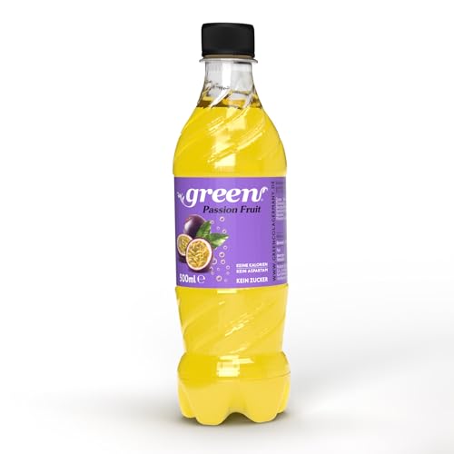 Green Passion Fruit-Getränk, 500 ml, 6er-Pack, keine Kalorien, keine Zucker von Green Cola