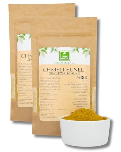 Chmeli-Suneli georgische Gewürzmischung 200g (2 * 100g) von der Grünen Essenz - traditionelle Kräutermischung - Khmeli Gewürz - aromatische Kräutermischung für Marinaden (200 Gramm) von Green Essence