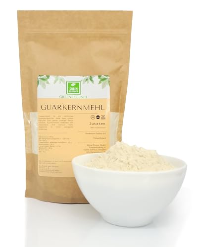 Guarkernmehl 250g von der Grünen Essenz - Bindemittel - Verdickungsmittel - Keto & Low Carb Guar gum - Geliermittel bezeichnet als E412 (250 Gramm) von Green Essence