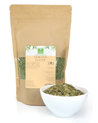 Moringa Oleifera 250g von der Grünen Essenz - getrocknete Blätter - Moringa Tee - Moringa Oleifera Kräutertee Premium-Qualität (250 Gramm) von Green Essence