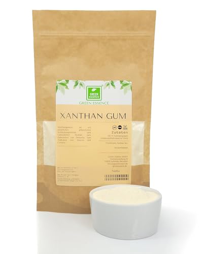 Xanthan gum 250g von der Grünen Essenz - natürliches Verdickungsmittel für Desserts und Soßen - Xanthan Pulver - Xanthan Gummi - Bindemittel bezeichnet als E415 - vegan (250 Gramm) von Green Essence