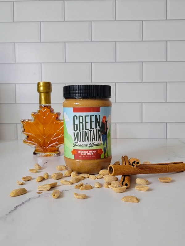 Vermont Maple Cinnamon Peanut Butter, Vermont Ahorn-Zimt-Erdnussbut... von Green Mountain Peanut Butter