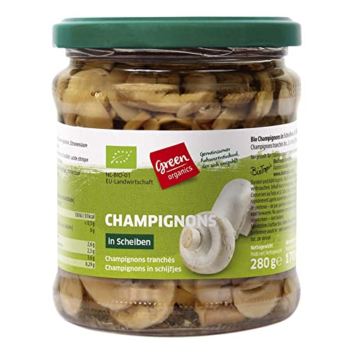 Green Organics Champignons in Scheiben, 280g von Green Organics