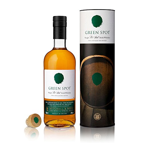 Mitchell & Son Green Spot Single Pot Still Whiskey – Ausdrucksstarker Whiskey mit markantem Charakter und dezent-süßlichem Nachklang aus Alt-Irland – 1 x 0,7 l von Green Spot