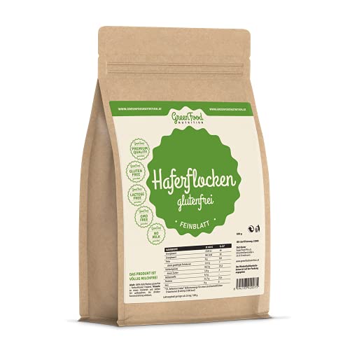 Glutenfreie Haferflocken 650g GreenFood Nutrition von GreenFood Nutrition