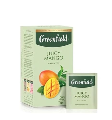 Greenfield Grüner Tee natural JUICY MANGO 20 Teebeutel von Greenfield