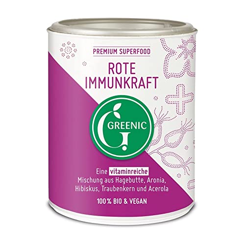 Greenic Superfood - Rote Immunkraft Trinkpulver, 130g (4er Pack) von Greenic