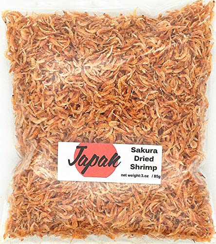 Greenlike Getrocknete kleine Garnelen Sakura Getrocknete Garnelen 85 g Ramen Garnelen 日 von Greenlike