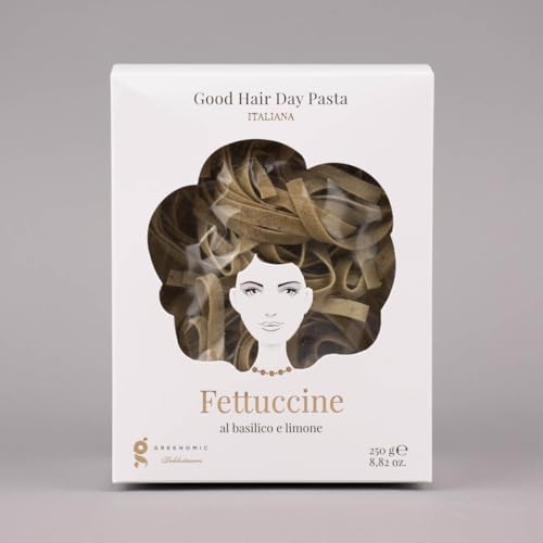 Greenomic Delikatessen Good Hair Day Pasta Fettuccine basilico & limone 250g von Greenomic Delikatessen