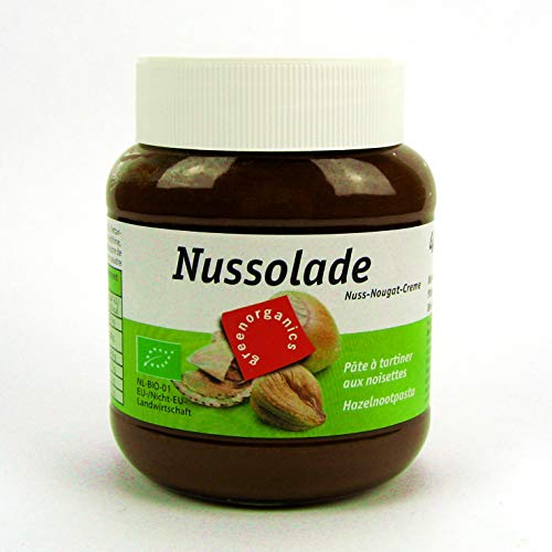 Green Organics Nussolade Nuss Nougat Creme bio 400 g von Greenorganics
