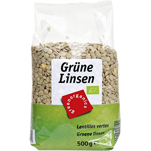 green Grüne Linsen (500 g) - Bio von Greenorganics