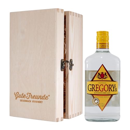 Gregory´s London Dry Gin mit Geschenk-Holzkiste von Gregory´s