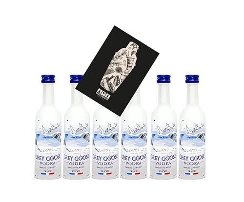 Grey Goose Vodka Minis - 6x 50ml (40% Vol) von Grey Goose