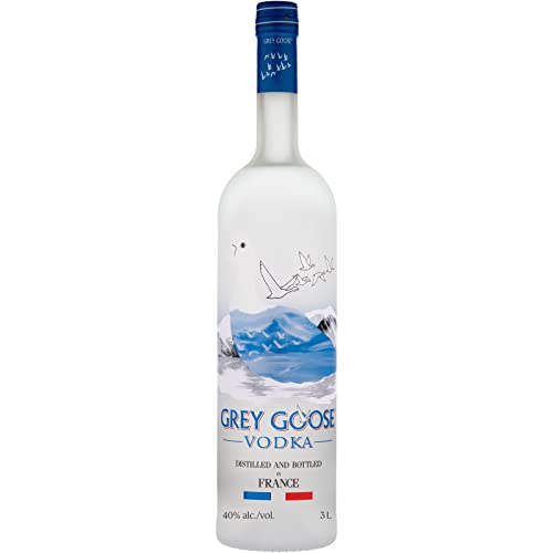 GREY GOOSE Premium-Vodka aus Frankreich, 40% Vol., 300cl / 3l, mit 100 % französischem Weizen und natürlichem Quellwasser von Grey Goose