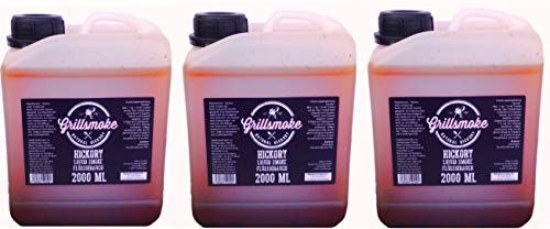 Grillsmoke® Flüssigrauch, Liquid Smoke Hickory pur 3 x 2L von GRILLSTONE