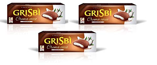 3x Vicenzi Grisbi Cocco 150g Kekse mit Kokosnuss creme cookies kuchen riegel von Grisbi