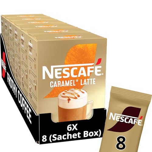 Nescaf? Caf? Menu Latte Caramel 17 g (Pack of 6, Total 48 Units) von NESCAFÉ